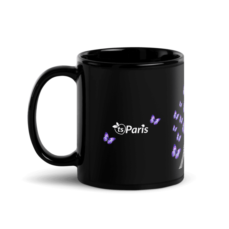 tsgabrielle® • Paris - La Tour Eiffel • Glossy Mug • Black • Ceramic • 2 Sizes - View 1