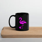 tsgabrielle • Flamant Rose • Glanzende mok • Zwart • Keramiek • 2 maten