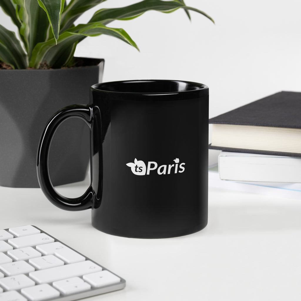 tsgabrielle • Parijs • Glanzende mok • Zwart • Keramiek • 2 maten