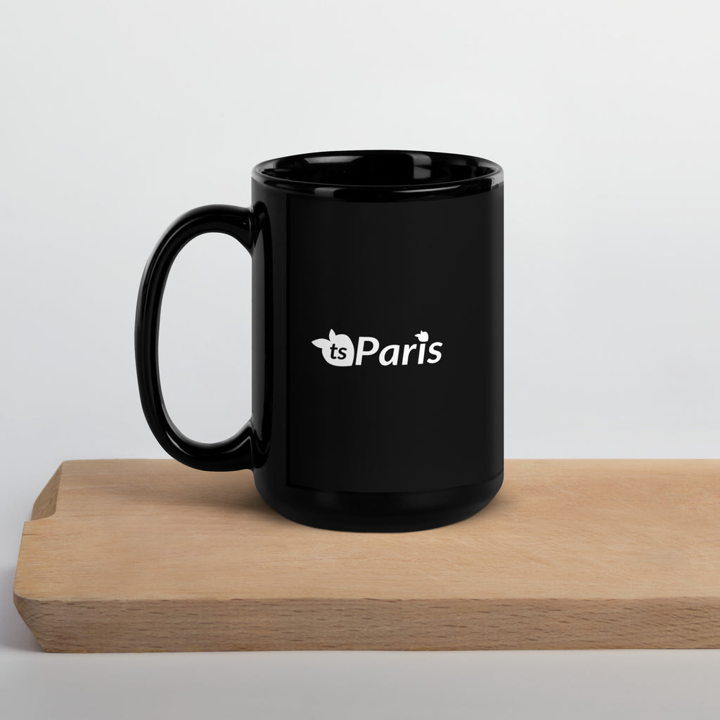 tsgabrielle • Parijs • Glanzende mok • Zwart • Keramiek • 2 maten
