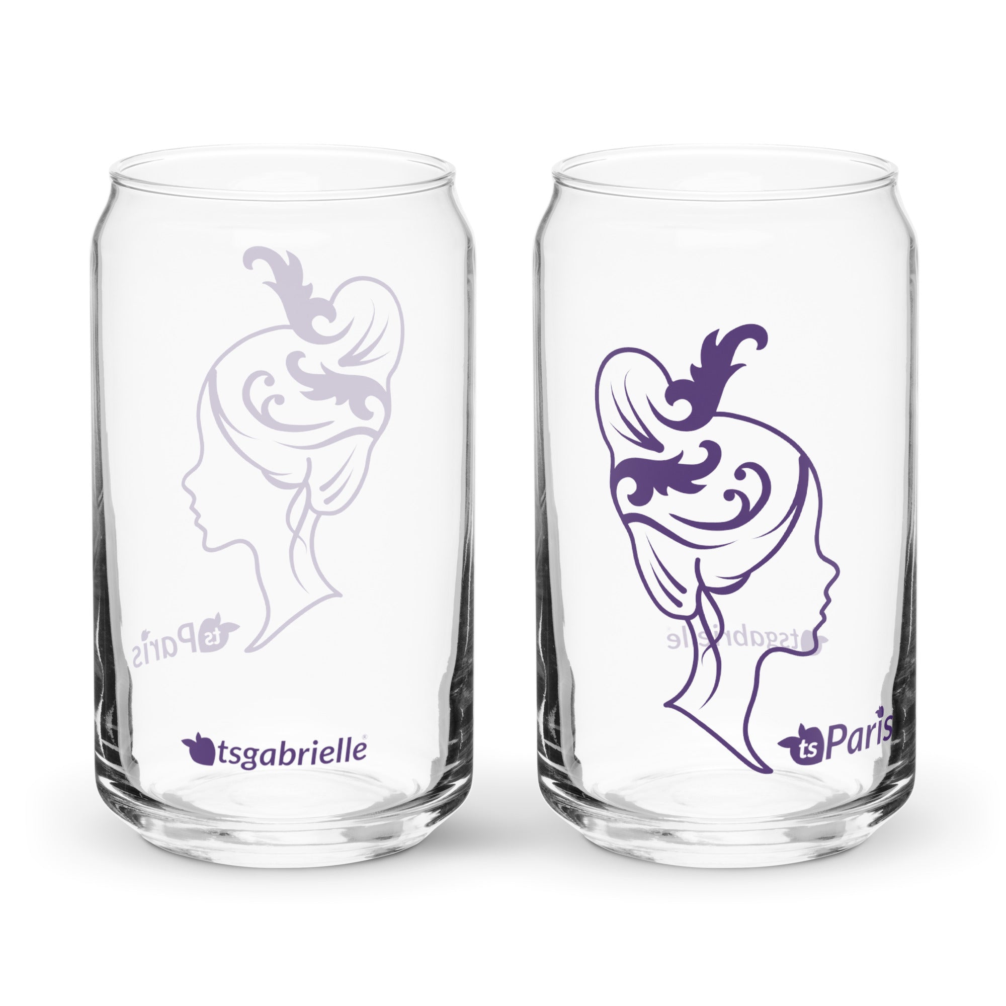 tsgabrielle® • Parijs - Marie Antoinette • Blikvormig glas • 473 ml • 2 opties