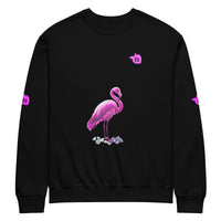 tsgabrielle® • For Her👗 • Flamant 🦩Rose • Crew Neck Sweatshirt • Black •
