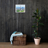 tsgabrielle® • Parijs - De Eiffeltoren • Ingelijst canvas • 28 x 35 cm