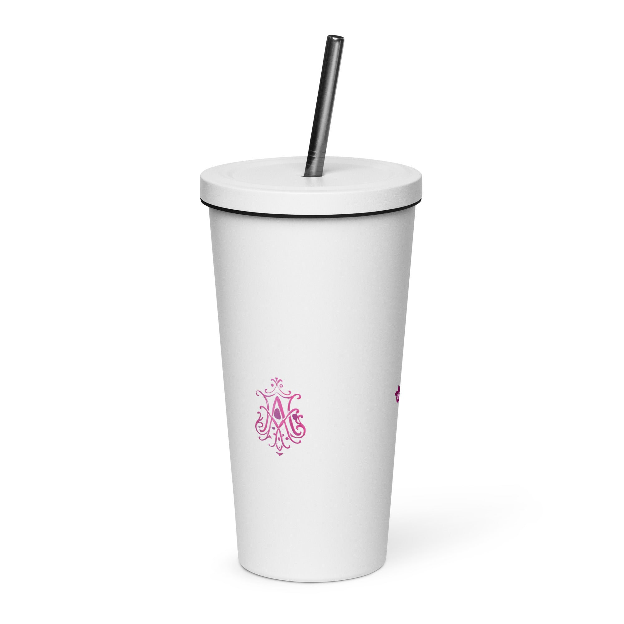 tsgabrielle® • Paris - Marie Antoinette • Tumbler • Stainless Steel • White • 20 oz