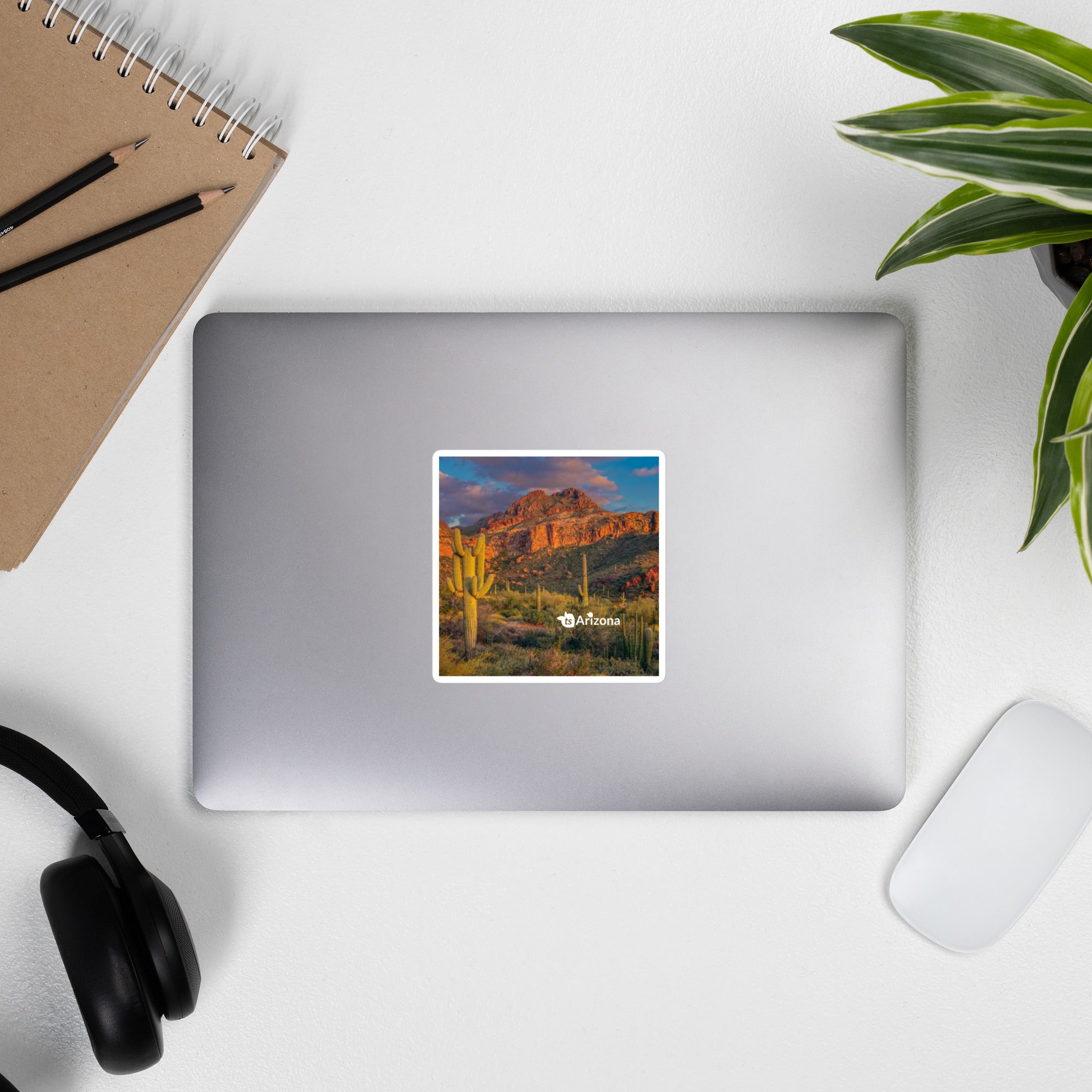 tsgabrielle® • Arizona - Tucson Mountain Range • Sticker Bubble-Frees • 3 Sizes