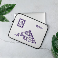 tsgabrielle® • Paris • Parijs - De Louvre-Piramide • Laptophoes • 2 Maten - 13" en 15"