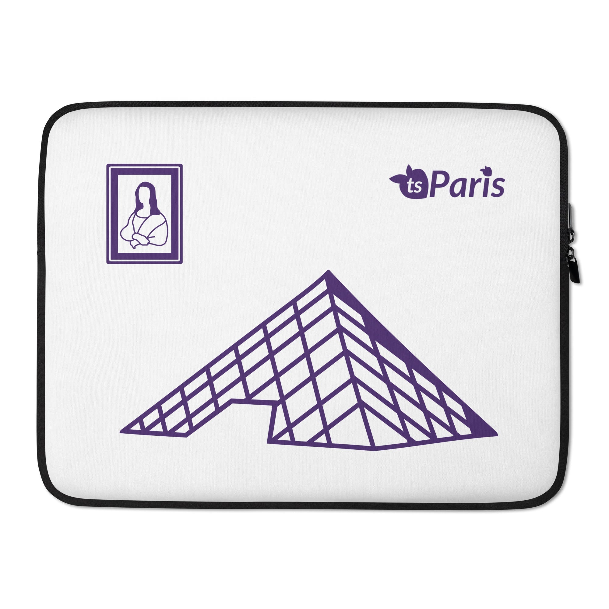 tsgabrielle® • Paris • Parijs - De Louvre-Piramide • Laptophoes • 2 Maten - 13" en 15"
