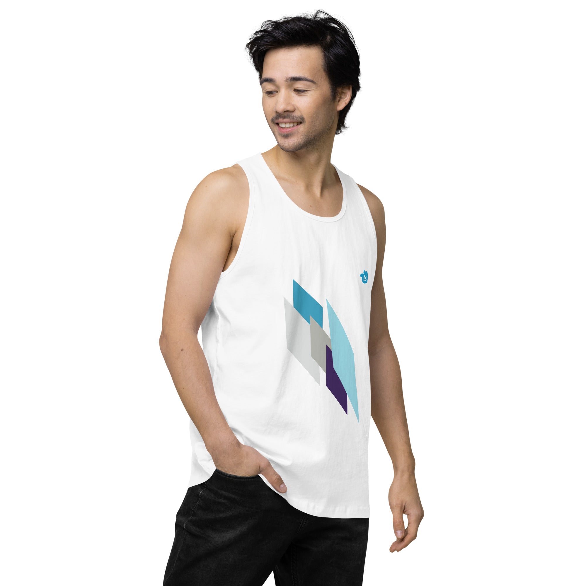 tsgabrielle® • Heren • Crystal Skies • Premium tanktop