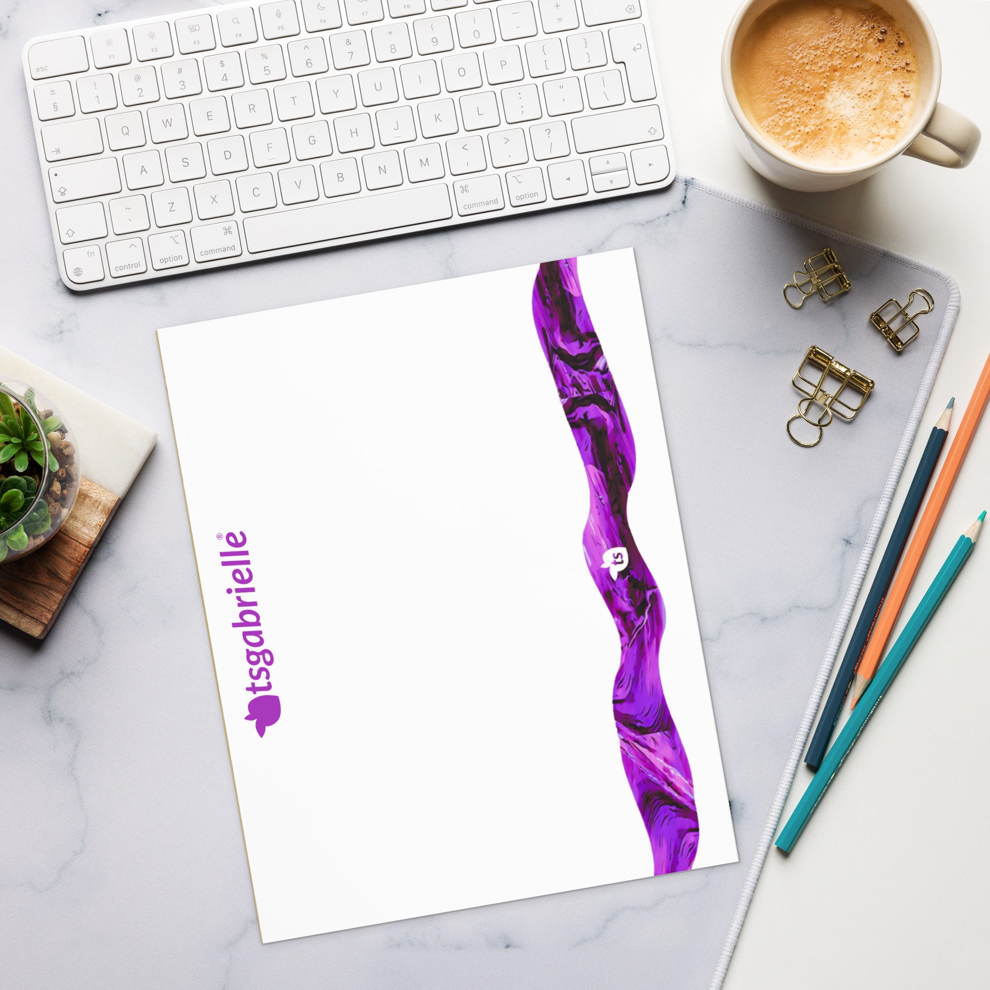 tsgabrielle® • Notitieblok • Wit • 3 maten