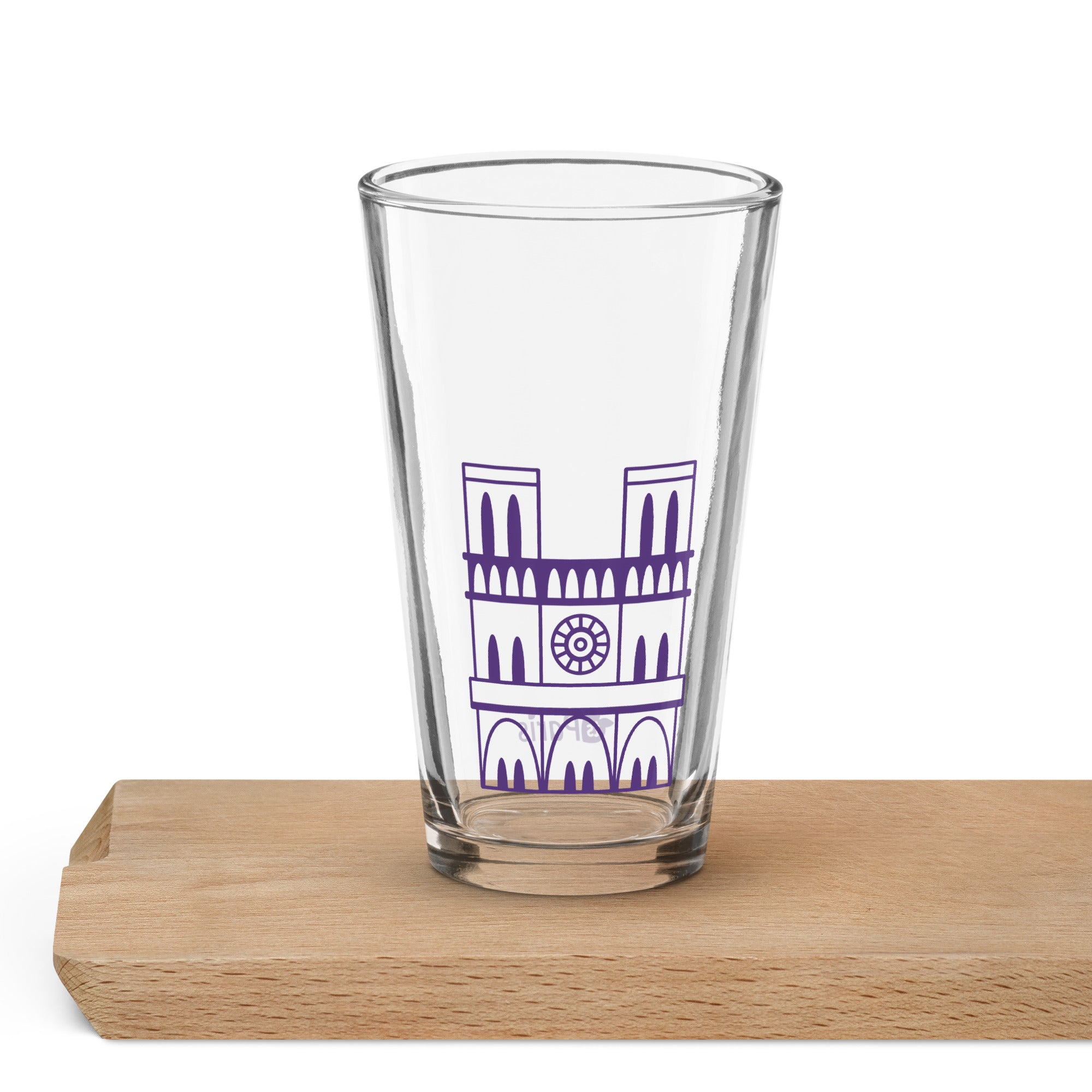 tsgabrielle® • Parijs - Notre-Dame kathedraal • Shaker Pint glas • 473 ml