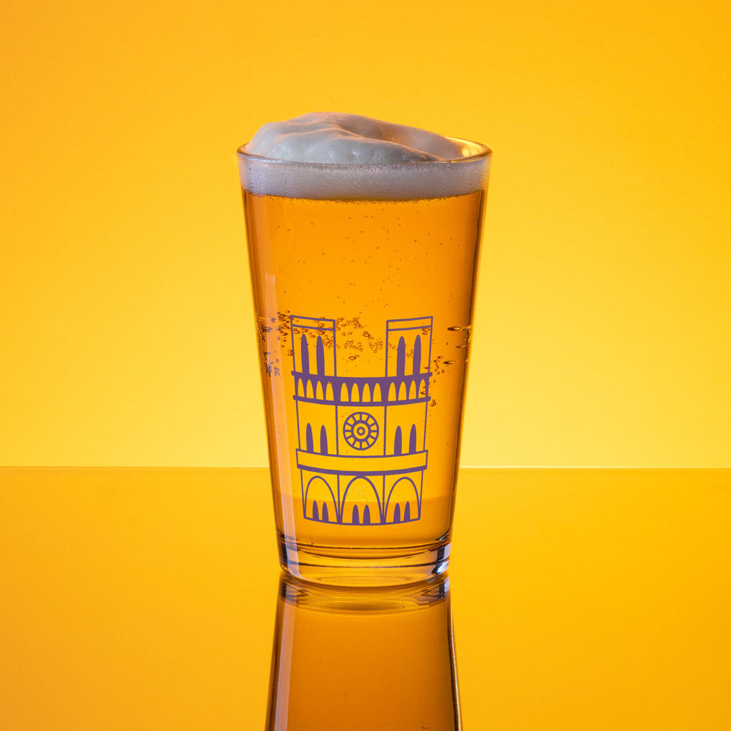tsgabrielle® • Parijs - Notre-Dame kathedraal • Shaker Pint glas • 473 ml