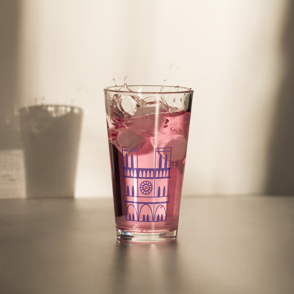 tsgabrielle® • Parijs - Notre-Dame kathedraal • Shaker Pint glas • 473 ml