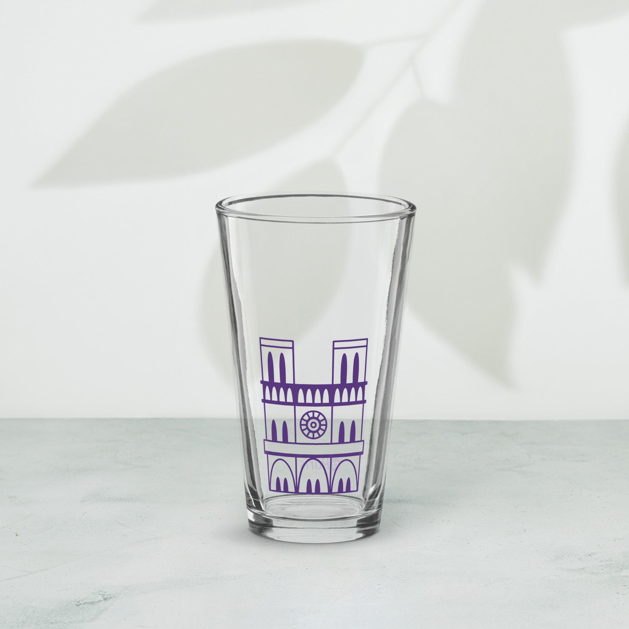 tsgabrielle® • Parijs - Notre-Dame kathedraal • Shaker Pint glas • 473 ml