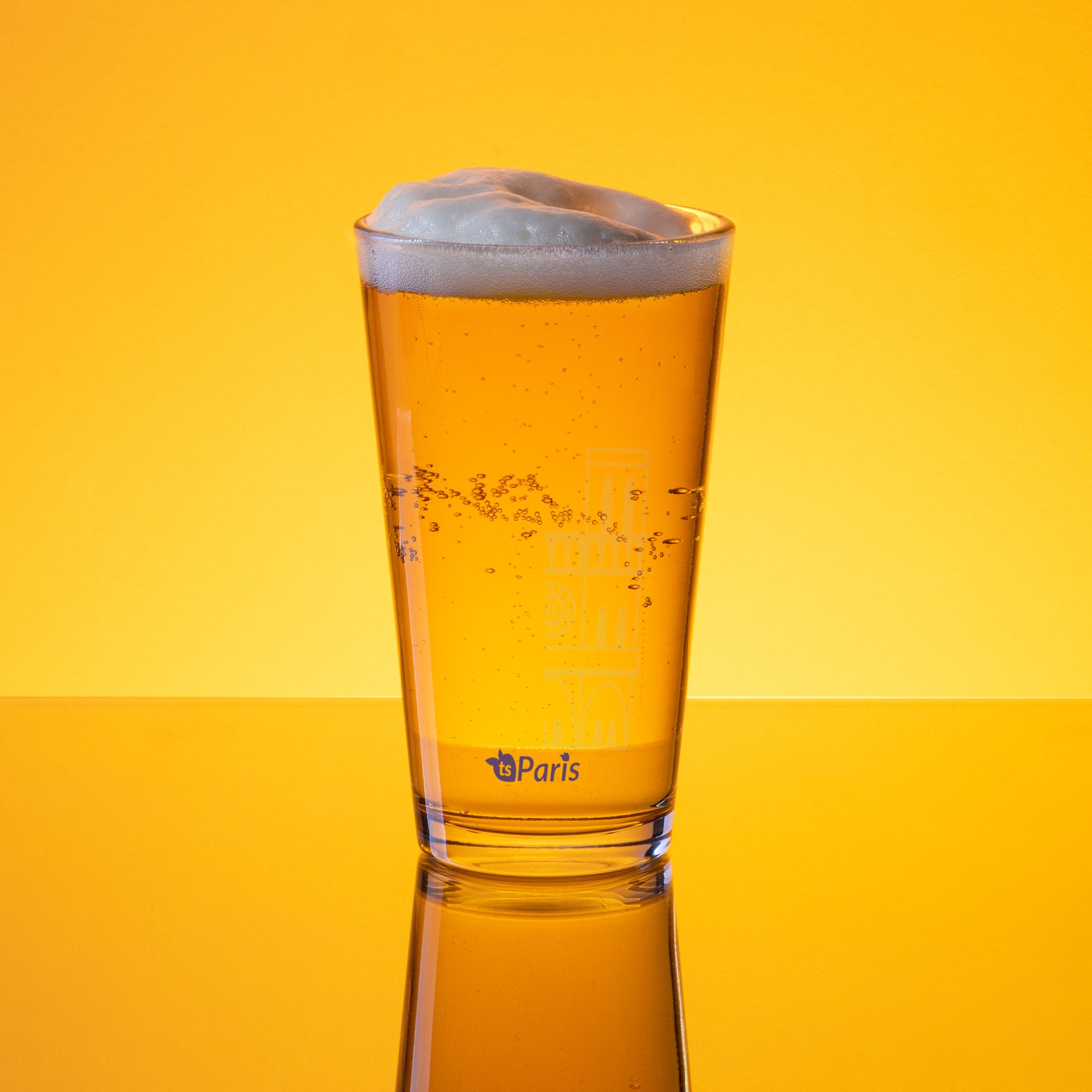 tsgabrielle® • Parijs - Notre-Dame kathedraal • Shaker Pint glas • 473 ml