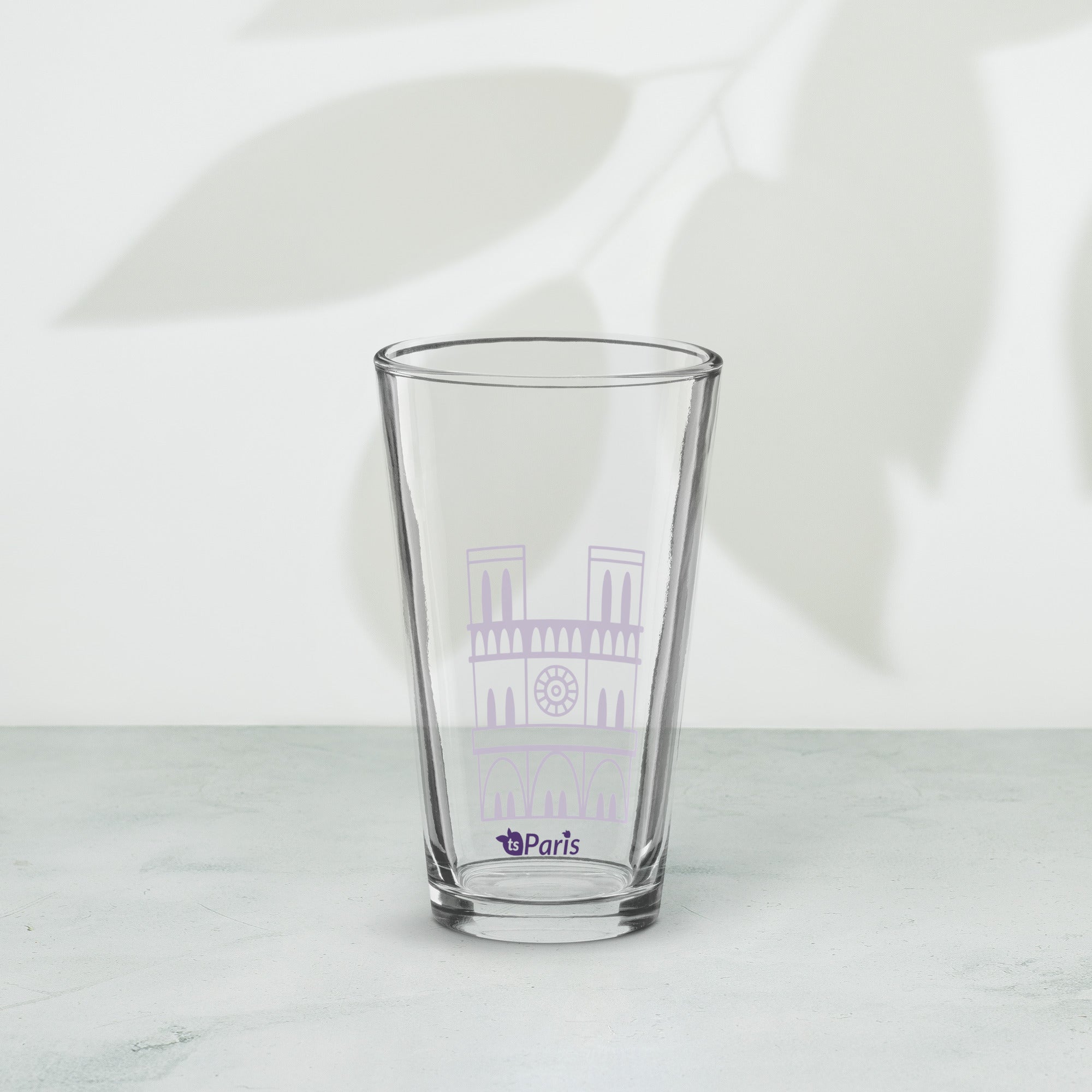 tsgabrielle® • Parijs - Notre-Dame kathedraal • Shaker Pint glas • 473 ml