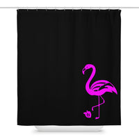 tsgabrielle® • Flamant Rose • Douchegordijn • Zwart • 180 cm x 188 cm