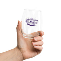 tsgabrielle® • Parijs – De Louvre-piramide • Wijnglas zonder steel • 15 oz