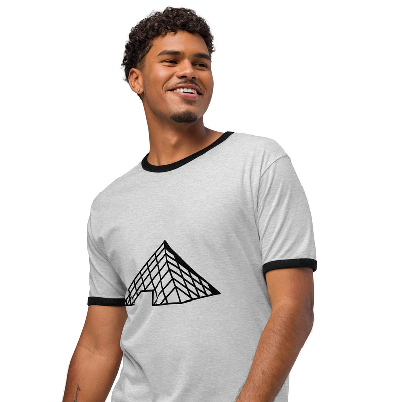 tsgabrielle® • Heren • Parijs - De piramide van het Louvre • Ringer T-shirt