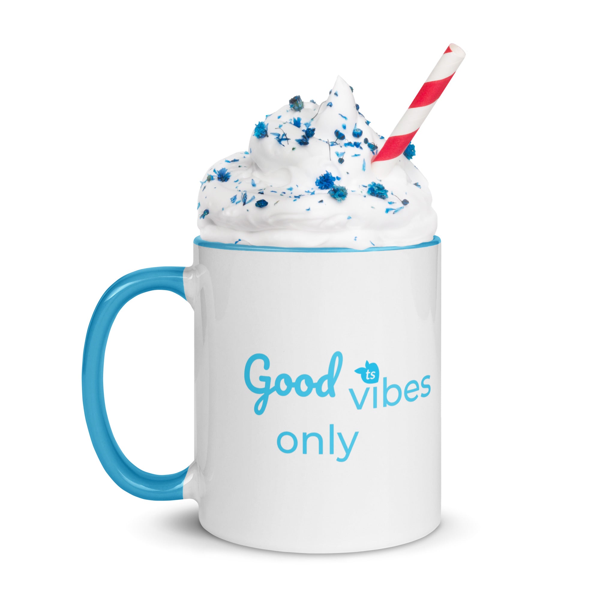 tsgabrielle • Good Vibes Only • Mok met gekleurde binnenkant • Keramiek • 325 ml