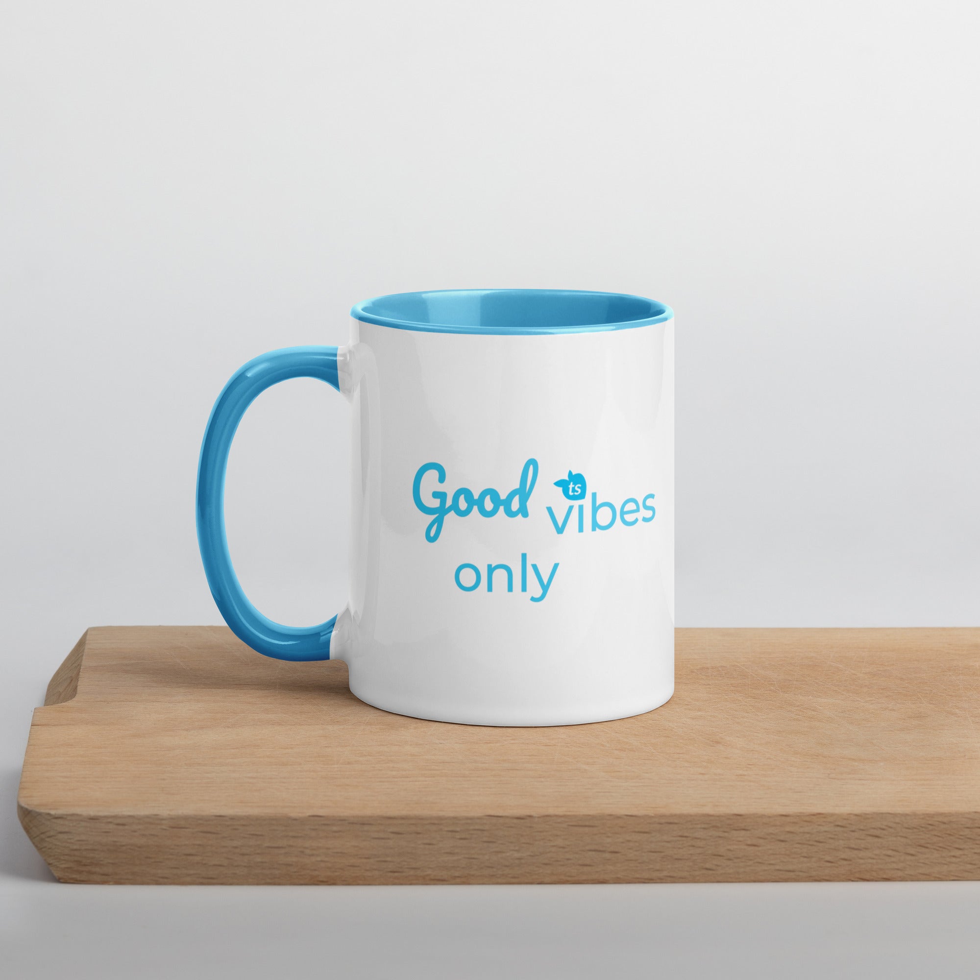 tsgabrielle • Good Vibes Only • Mok met gekleurde binnenkant • Keramiek • 325 ml