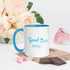 tsgabrielle • Good Vibes Only • Mok met gekleurde binnenkant • Keramiek • 325 ml