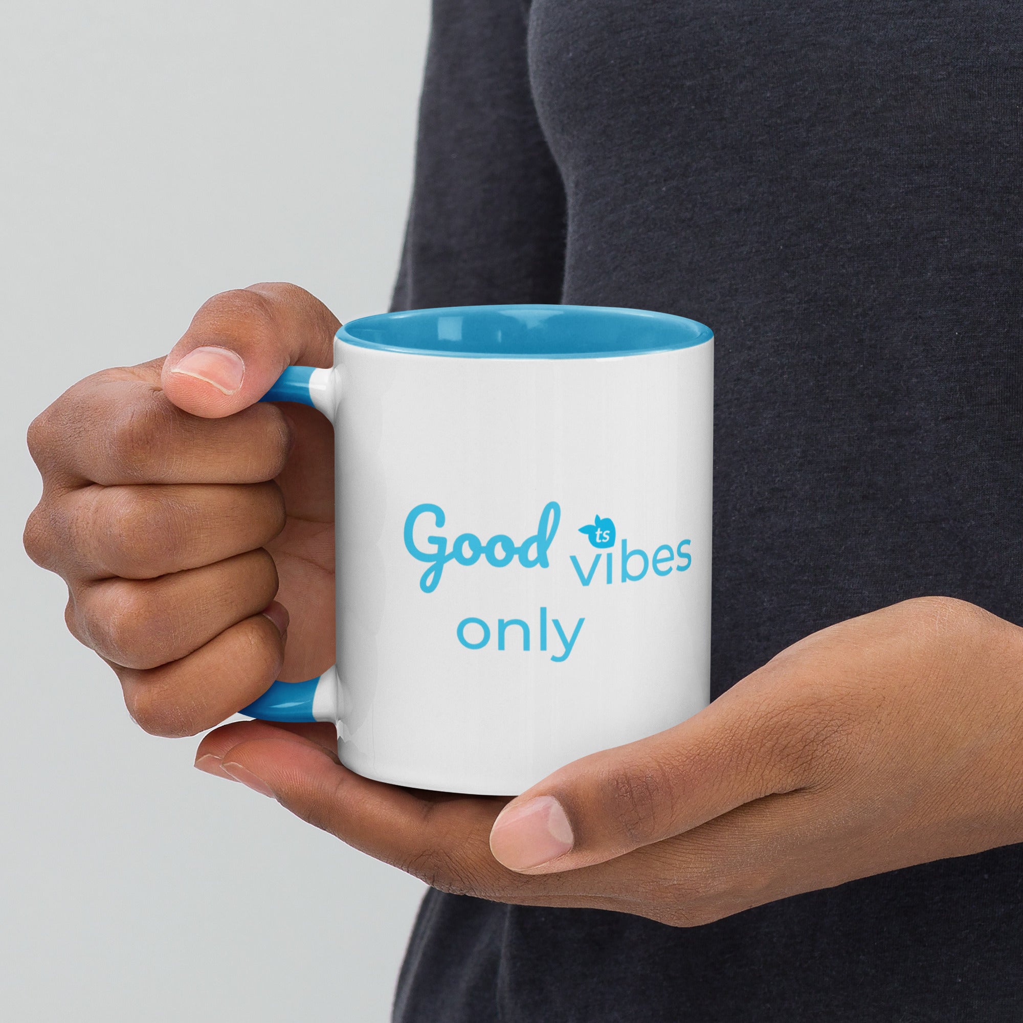 tsgabrielle • Good Vibes Only • Mok met gekleurde binnenkant • Keramiek • 325 ml