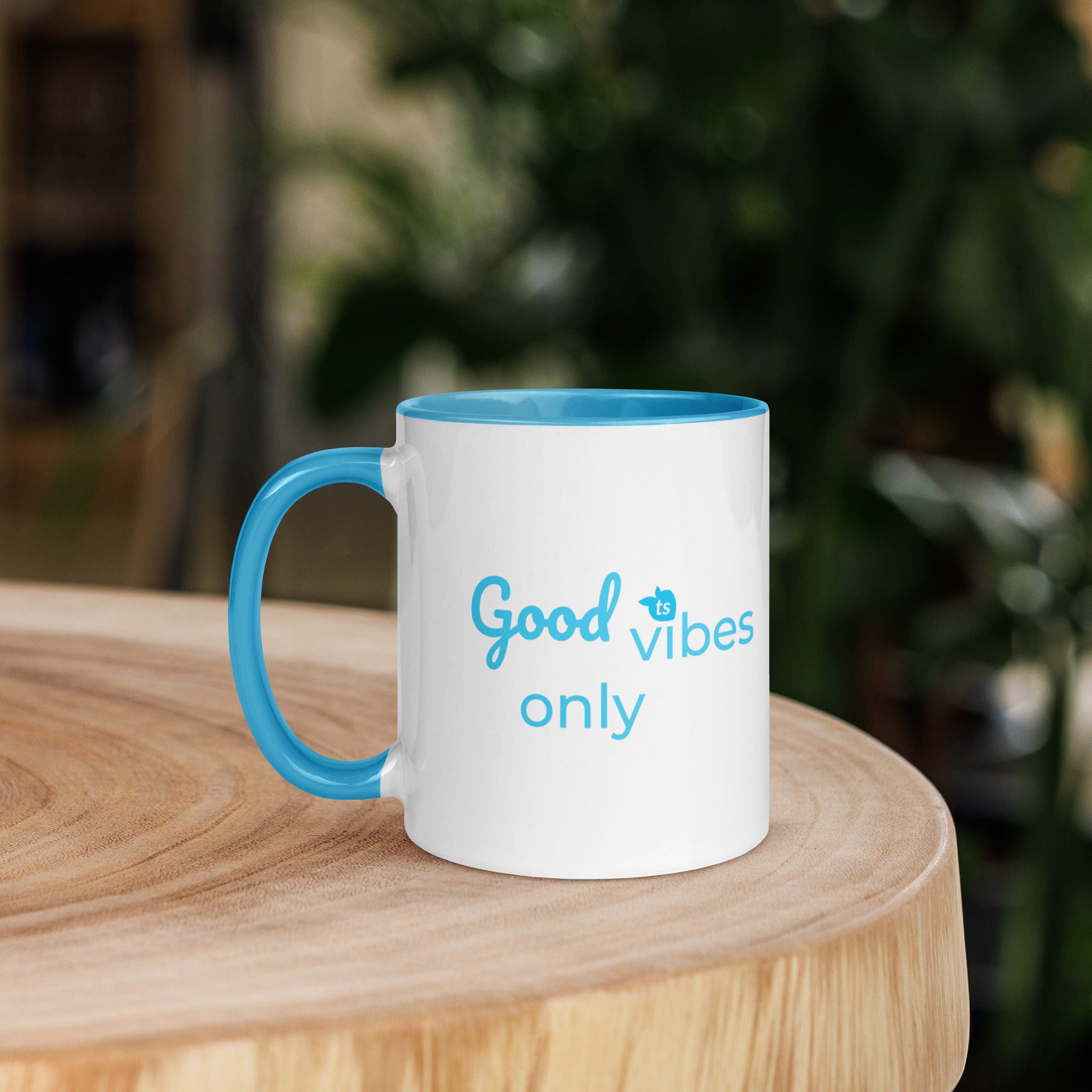 tsgabrielle • Good Vibes Only • Mok met gekleurde binnenkant • Keramiek • 325 ml