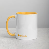 tsgabrielle® • Mok met goudgele binnenkant • 11 oz