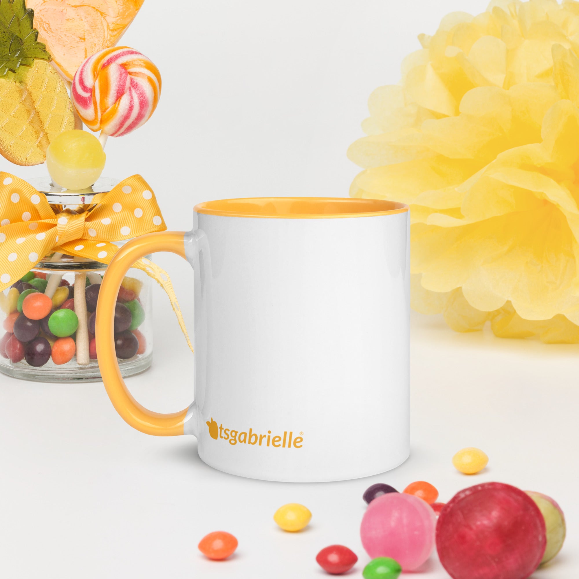 tsgabrielle • Mok met gele binnenkant • 325 ml
