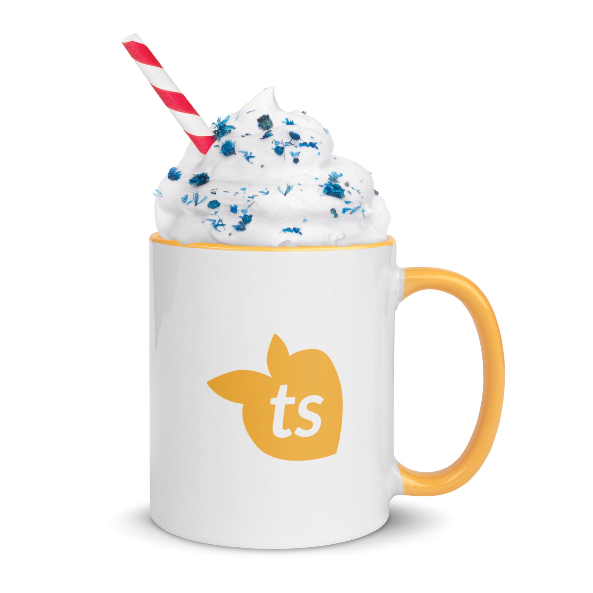 tsgabrielle® • Mok met goudgele binnenkant • 11 oz