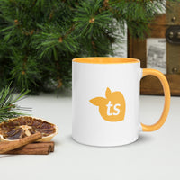 tsgabrielle® • Mok met goudgele binnenkant • 11 oz