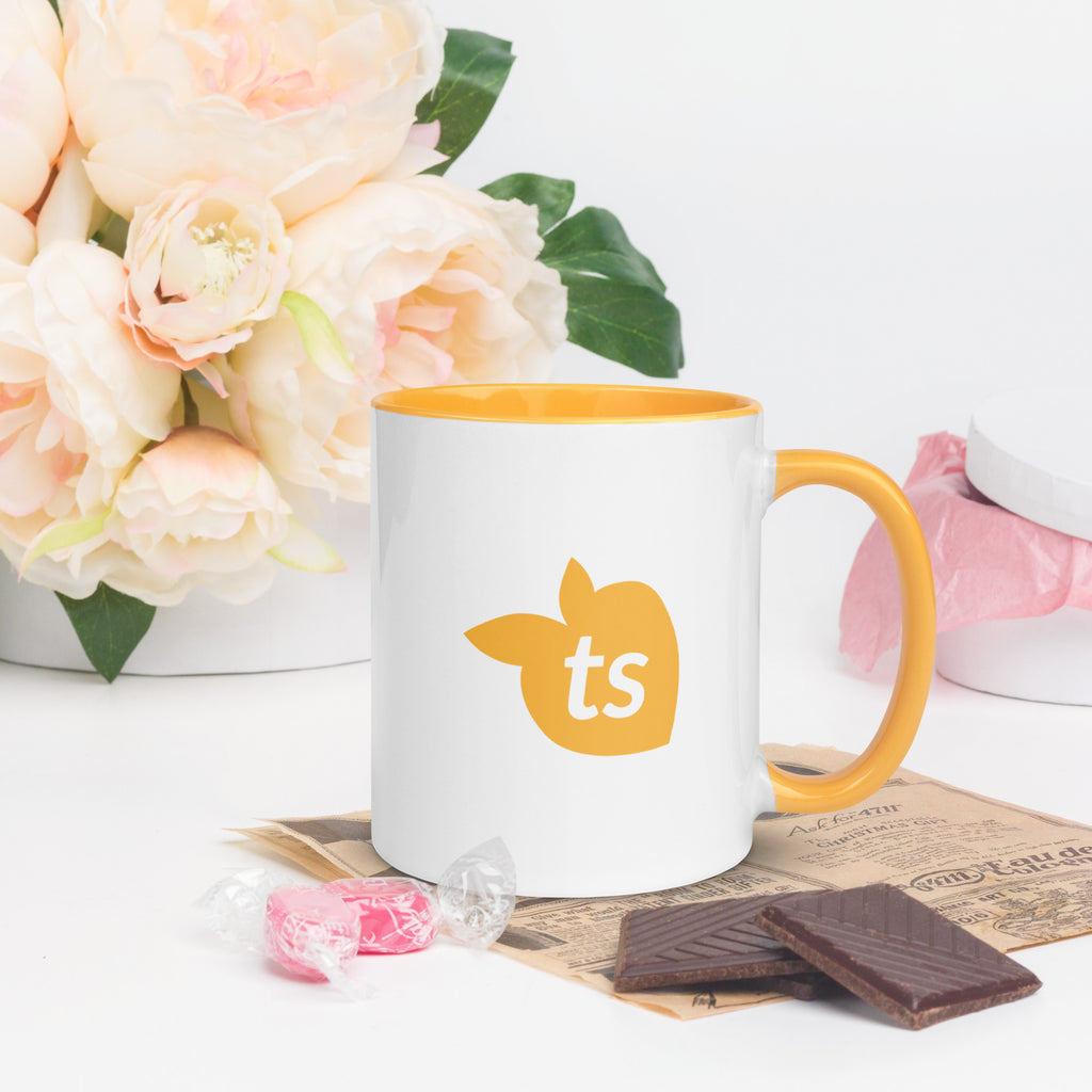 tsgabrielle • Mok met gele binnenkant • 325 ml