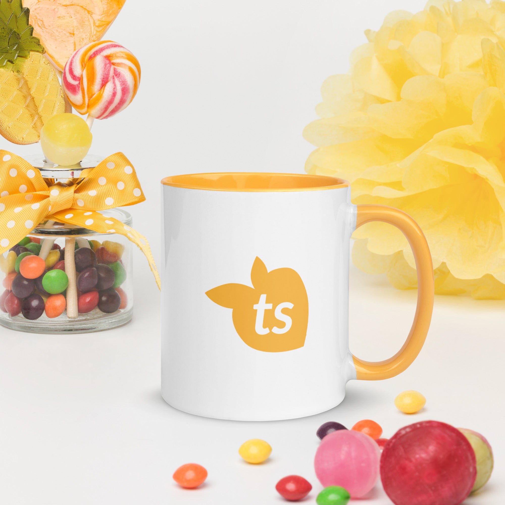 tsgabrielle • Mok met gele binnenkant • 325 ml