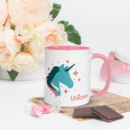 tsgabrielle • Mok met gekleurde binnenkant • Eenhoorn - Seraphina • Keramiek • 325 ml