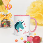 tsgabrielle • Mok met gekleurde binnenkant • Eenhoorn - Seraphina • Keramiek • 325 ml