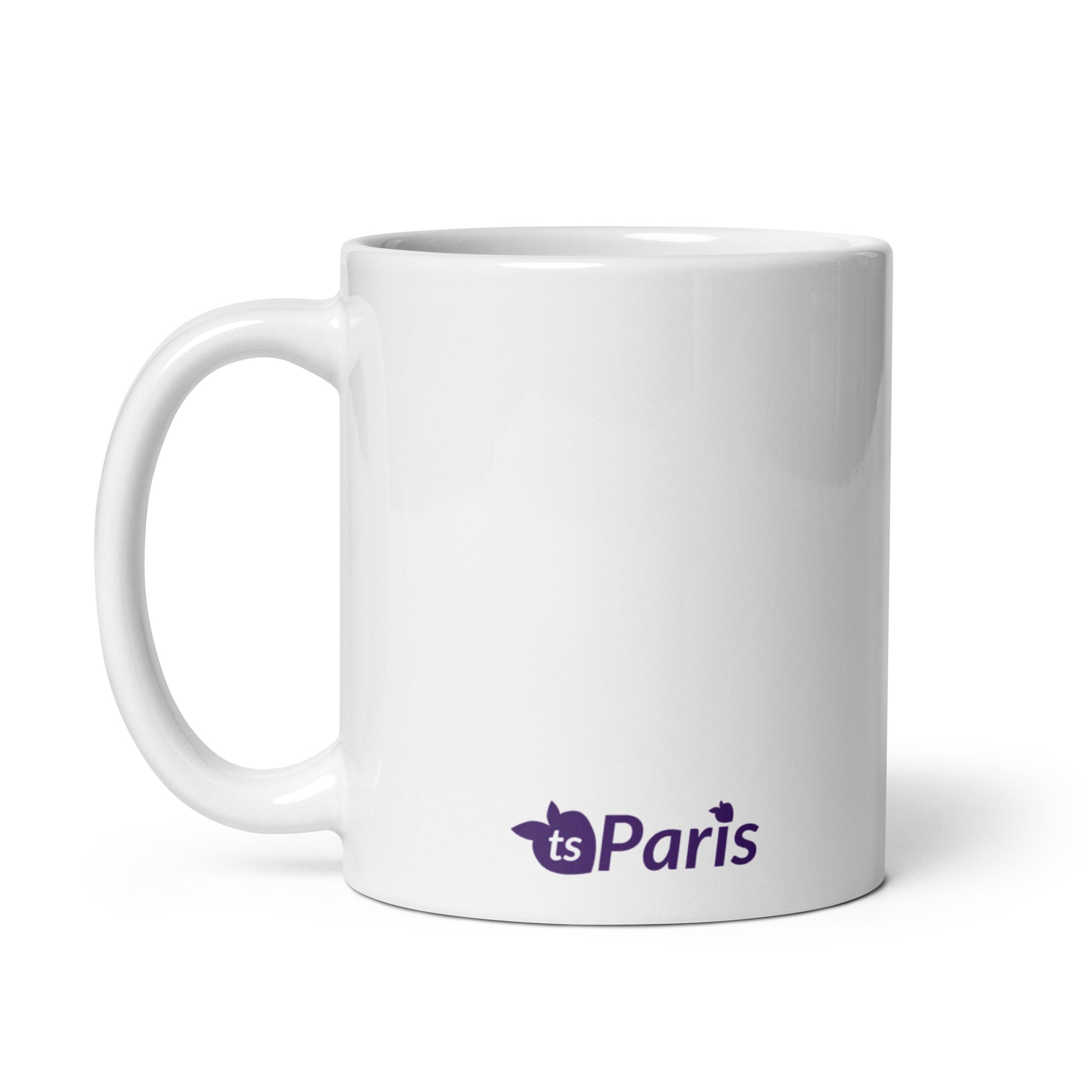 tsgabrielle® • Parijs - La Tour Eiffel • Glanzende mok • Wit • Keramiek • 11 oz