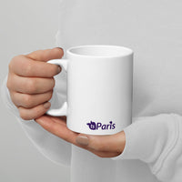 tsgabrielle® • Parijs - La Tour Eiffel • Glanzende mok • Wit • Keramiek • 11 oz