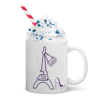 tsgabrielle® • Parijs - La Tour Eiffel • Glanzende mok • Wit • Keramiek • 11 oz