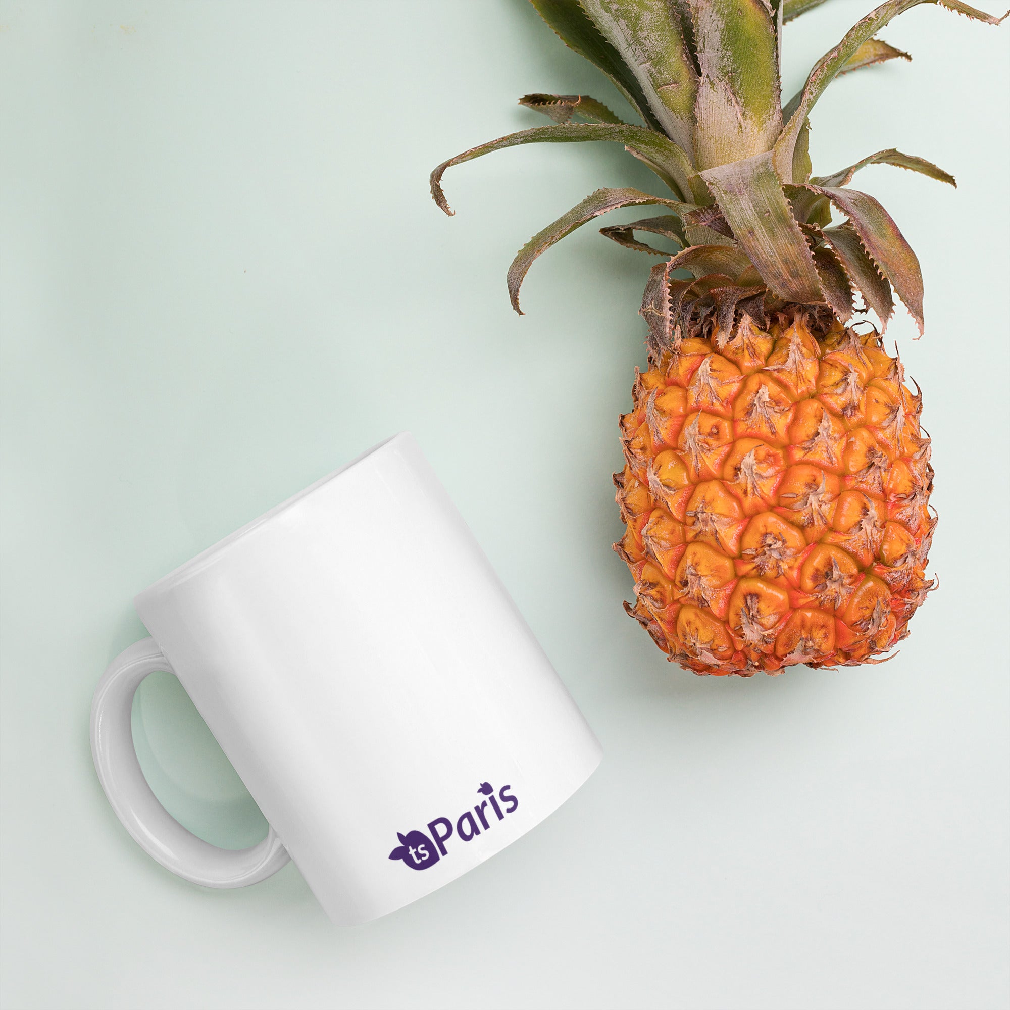 tsgabrielle® • Parijs - La Tour Eiffel • Glanzende mok • Wit • Keramiek • 11 oz