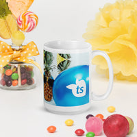 tsgabrielle® • Good Vibes Only • Glanzende mok • Zwart • Keramiek • 3 maten