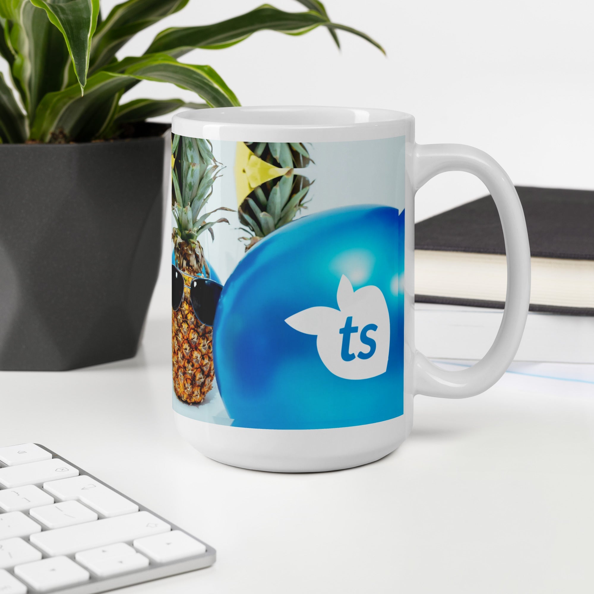 tsgabrielle® • Good Vibes Only • Glanzende mok • Zwart • Keramiek • 3 maten