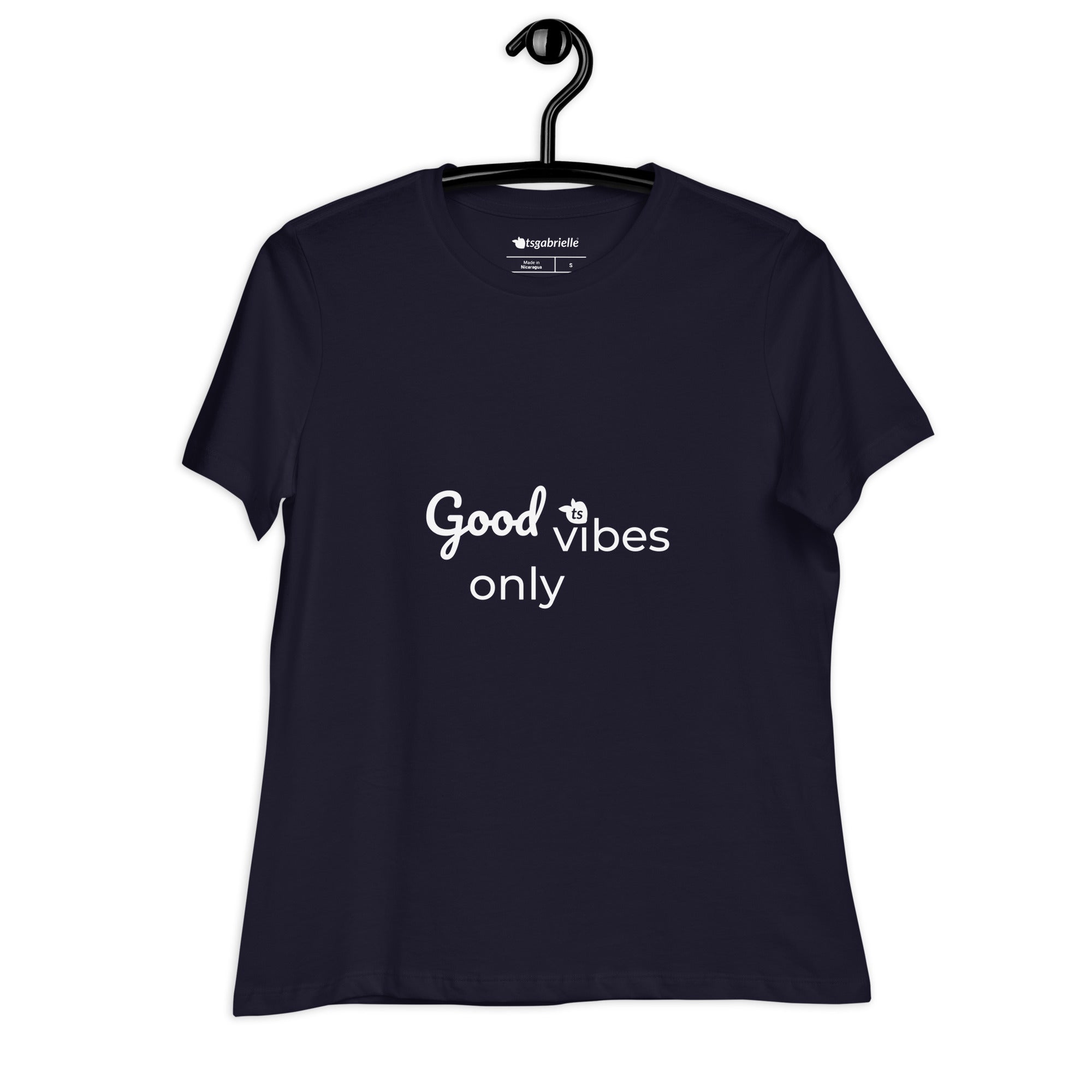 tsgabrielle® Voor Haar 👗 Good Vibes Only • Relaxed T-shirt • 9 Kleuren • 100% Katoen
