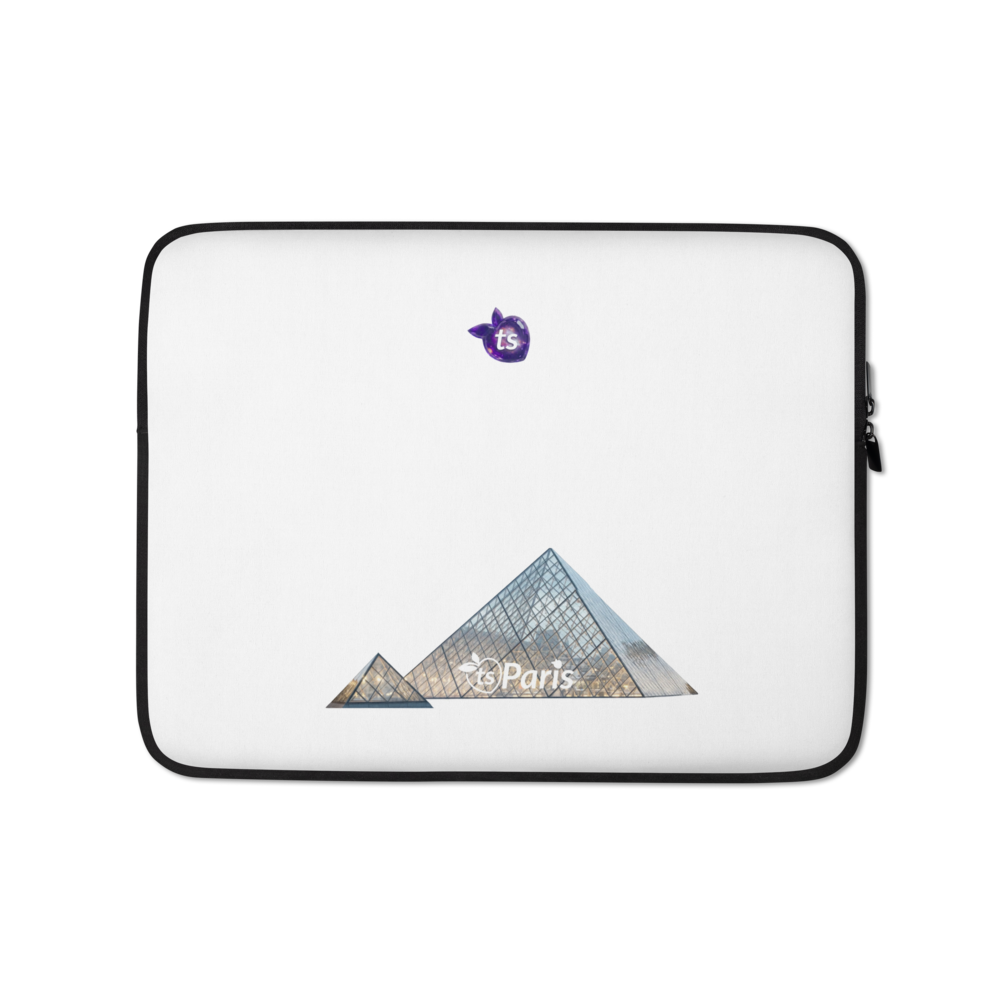 tsgabrielle® • Paris - The Louvre Pyramid • Laptophoes • 2 maten - 13" and 15" - View 1