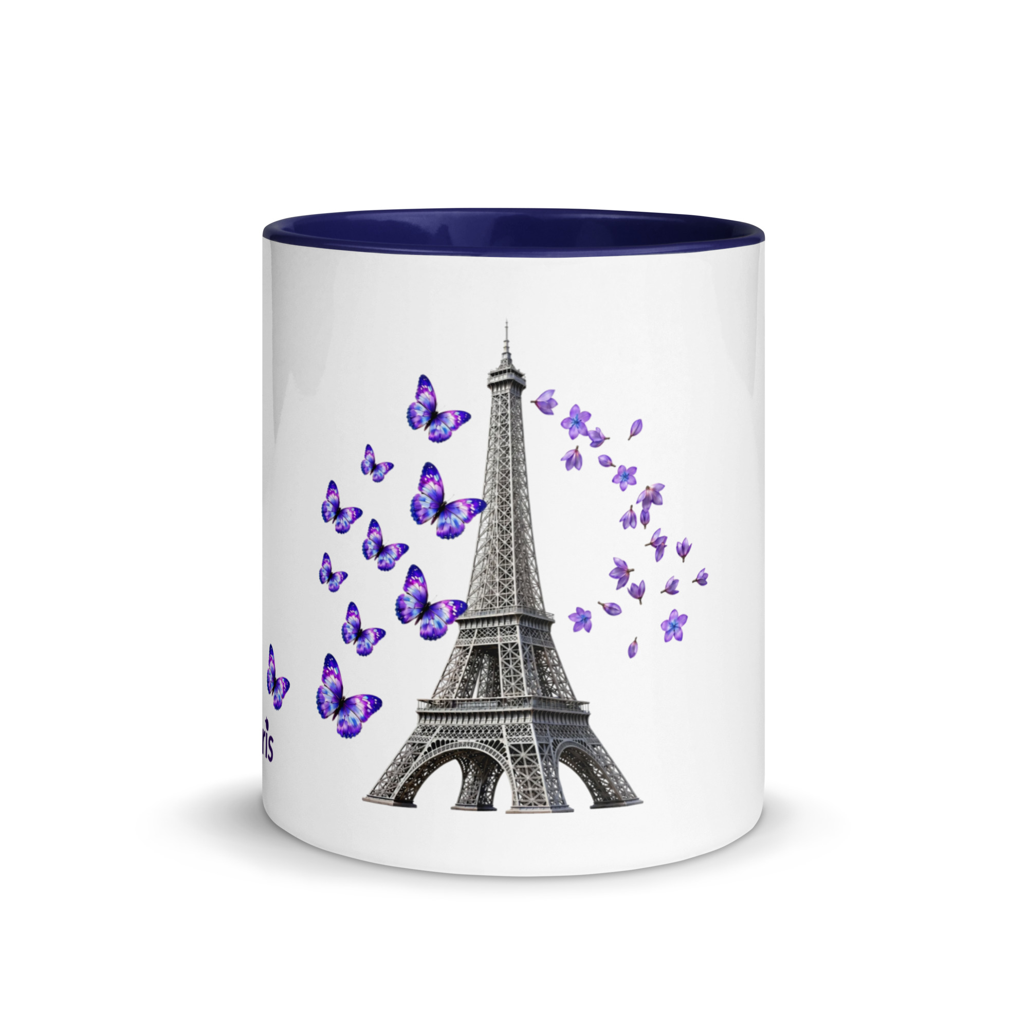 tsgabrielle® • Parijs - De Eiffeltoren • Mok met kleur binnenin • Keramiek • 11 oz