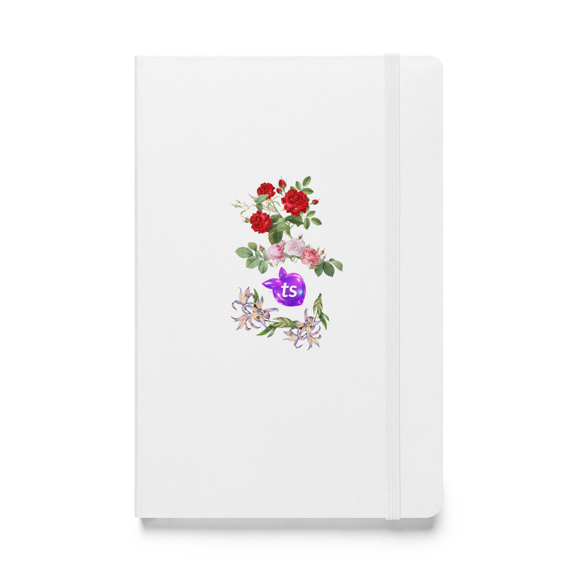 JournalBook® by tsgabrielle® • TransFLOWer • Gebonden hardcover notitieboek • Wit