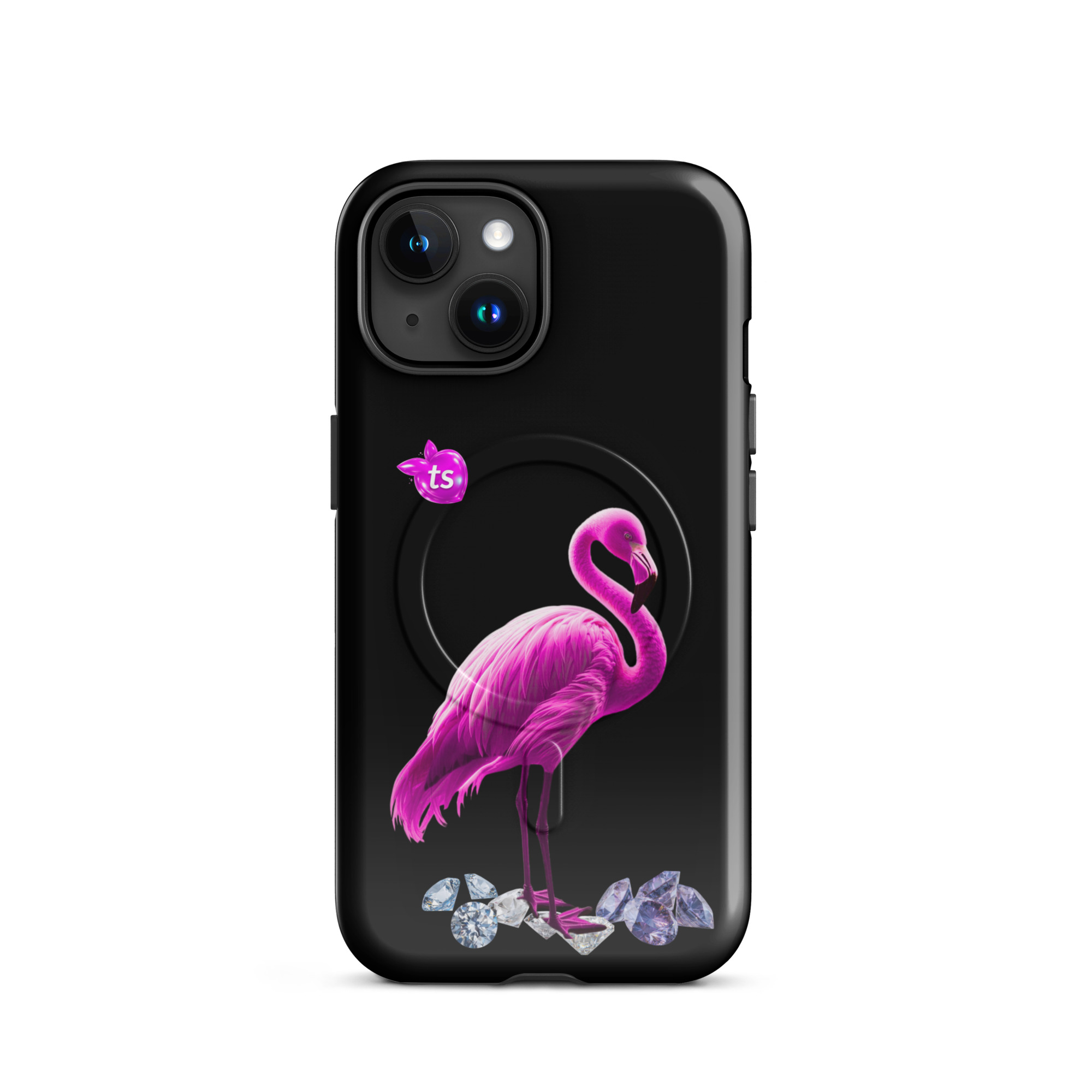 tsgabrielle® • Flamant Rose • Tough Case Compatible with iPhone® • MagSafe® • Latest Models