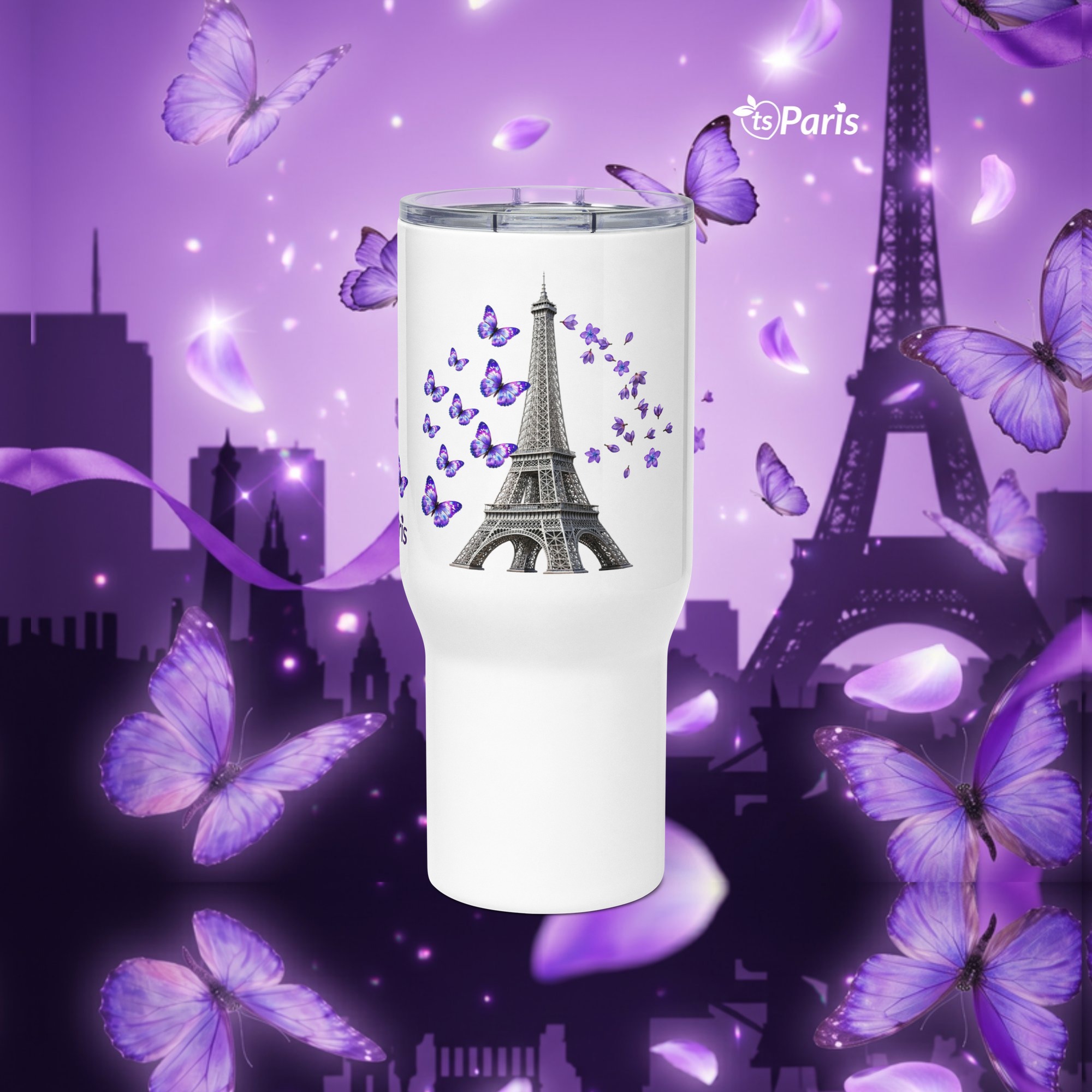 tsgabrielle® • Parijs - De Eiffeltoren • Mok met oor • 2 maten - White - View 11