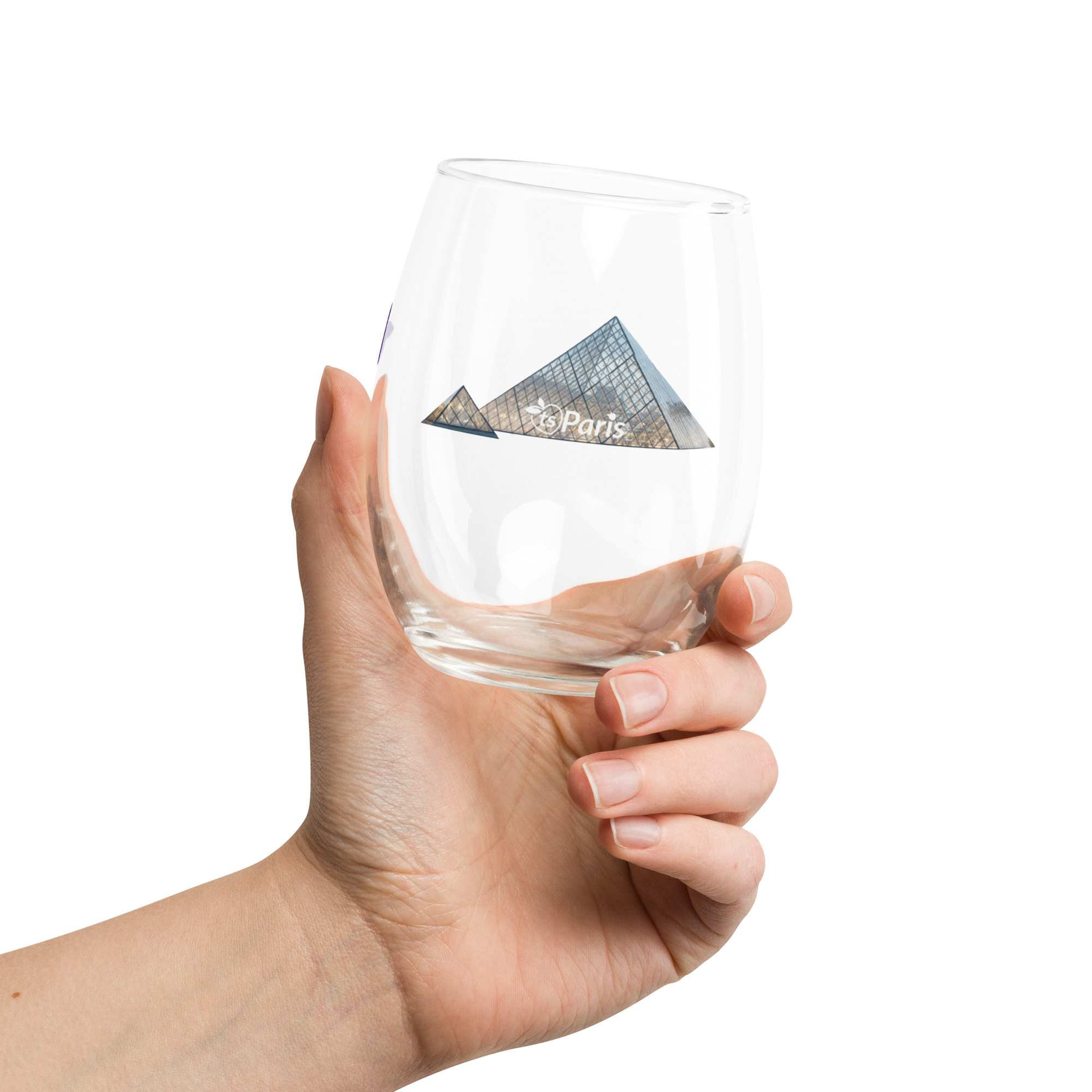 tsgabrielle® • Parijs – De Louvre Piramide • Stengelloze Wijnglas • 15 oz - View 11
