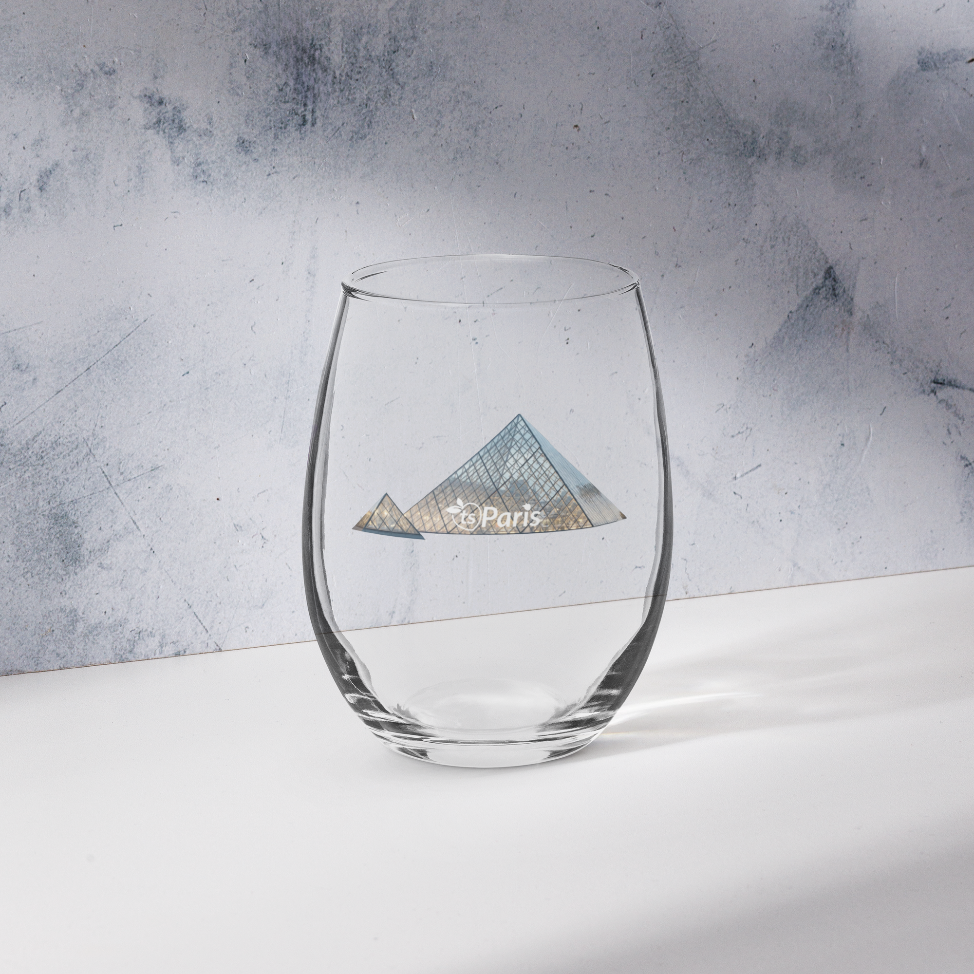 tsgabrielle® • Parijs – De Louvre Piramide • Stengelloze Wijnglas • 15 oz - View 13