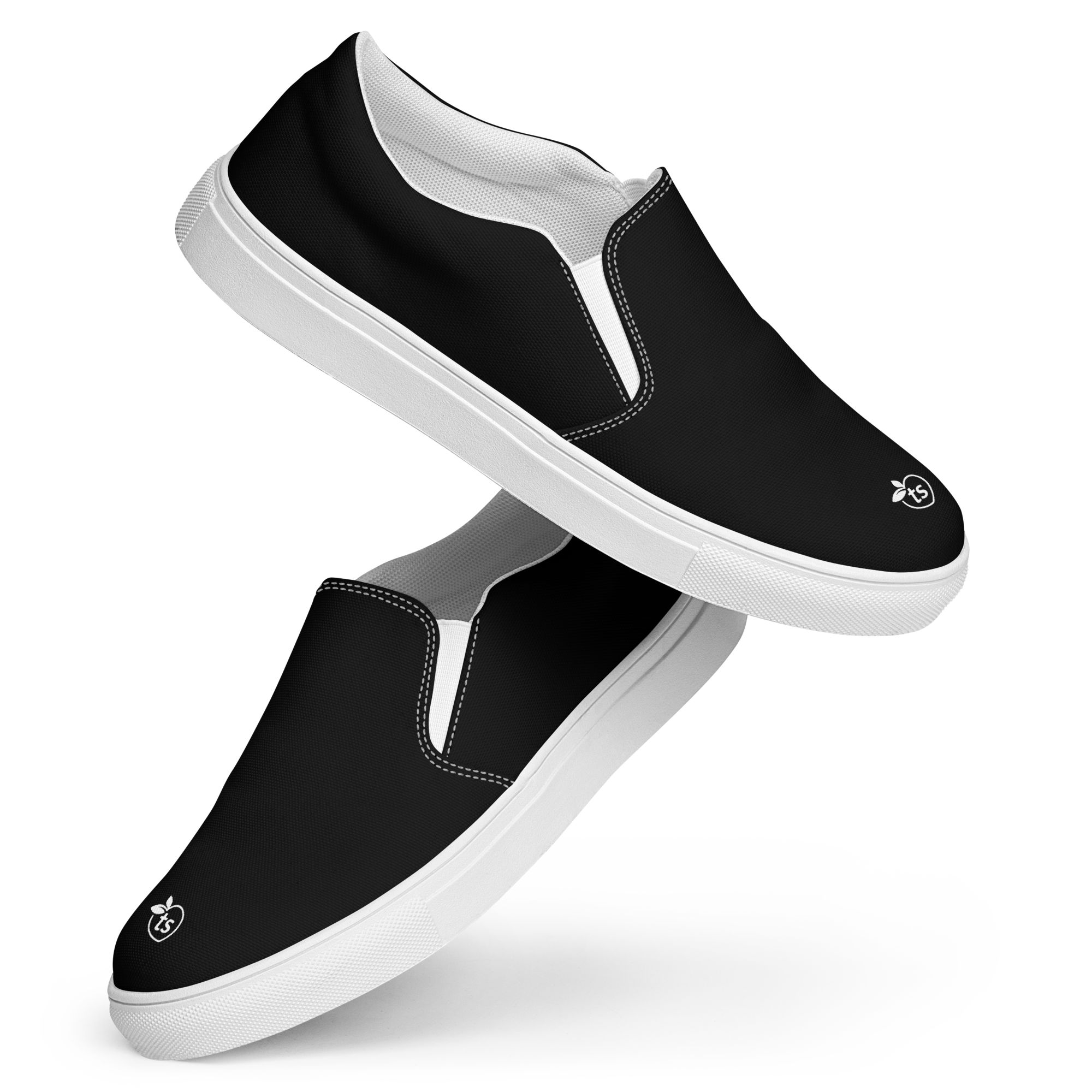 tsgabrielle® • Voor Hem • Slip-On Canvas Schoenen • Zwart - View 8
